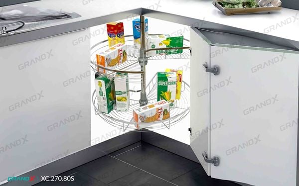 Mâm xoay 3/4 270 độ Grandx Sirius XC.270.80S