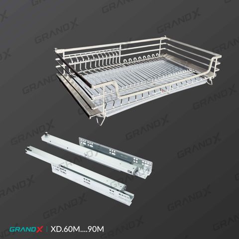 Giá Bát Đĩa Nan Oval/SUS304 Grandx Moonlight XD.60M