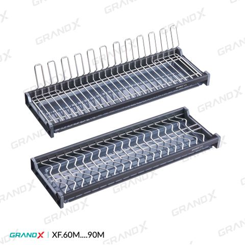 Giá bát đĩa cố định Grandx Moonlight nan Oval SUS304  XF.60M