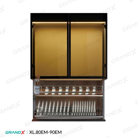 Giá Bát Đĩa Nâng Hạ Điện Thông Minh Nan Oval Grandx Moonlight XL.80EM