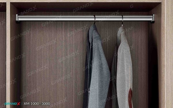 Thanh treo quần áo (Hình thang) hợp kim nhôm Grandx Mimosa XM.1000