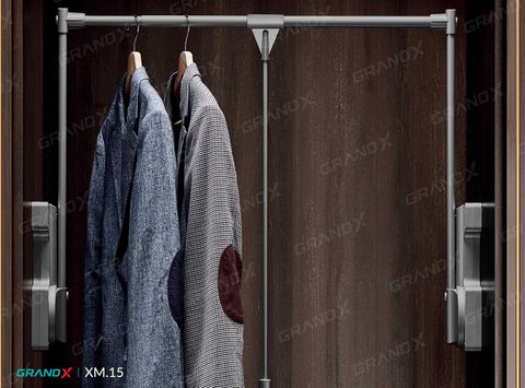 Giá nâng hạ cơ treo quần áo Grandx Mimosa XM.15