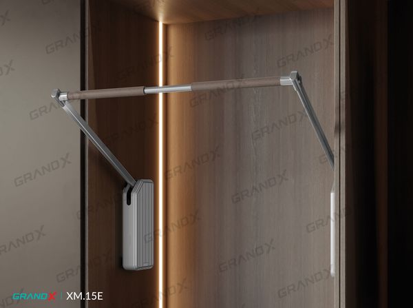 Giá nâng hạ điện treo quần áo Grandx Mimosa XM.15E