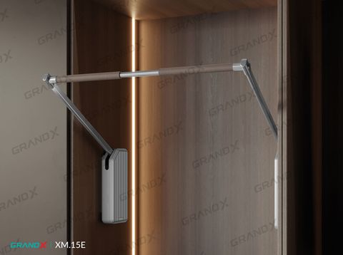 Giá nâng hạ điện treo quần áo Grandx Mimosa XM.15E