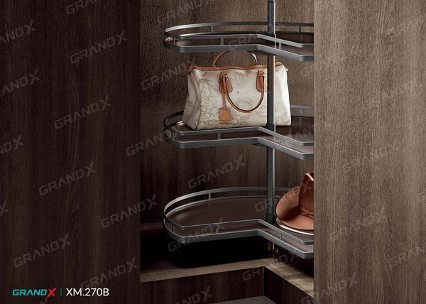 Kệ góc 270° 3 tầng Grandx Mimosa XM.270B