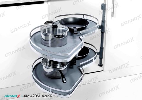 Kệ góc liên hoàn hình lá Grandx Sirius XM.420SL