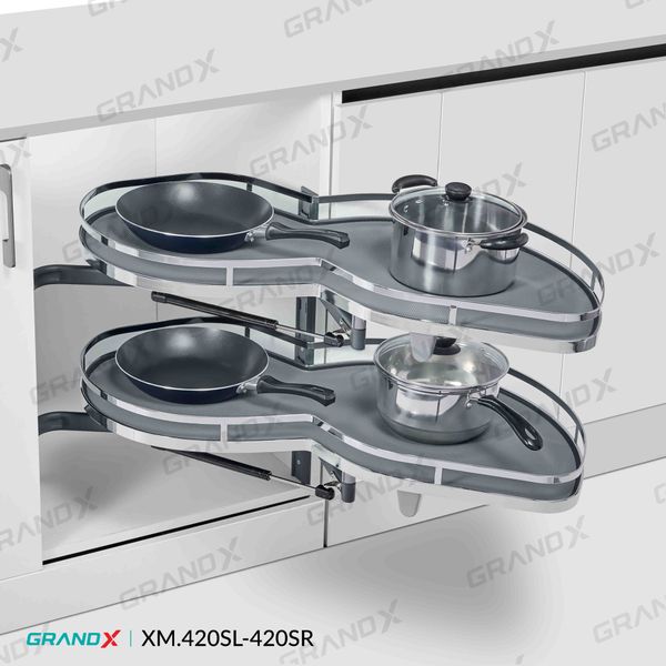 Kệ góc liên hoàn hình lá Grandx Sirius XM.420SL