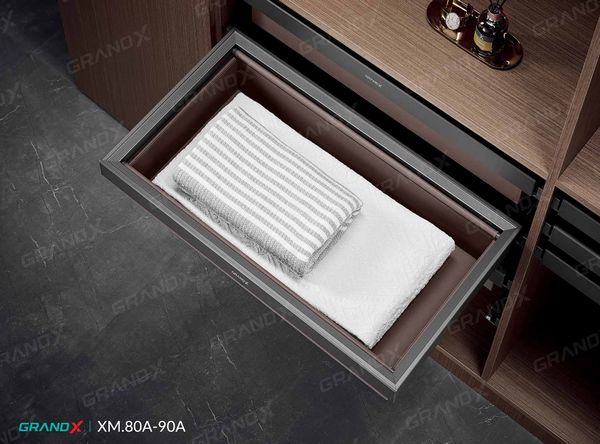 Ngăn kéo đựng quần áo bọc da cao cấp Grandx Mimosa XM.80A