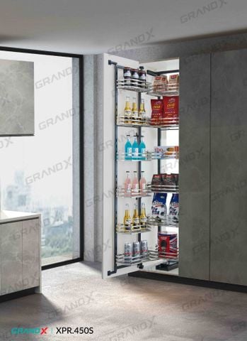 Tủ đồ khô 6 tầng nan dẹt SUS3O4 cánh mở Grandx Sirius XPR.450S