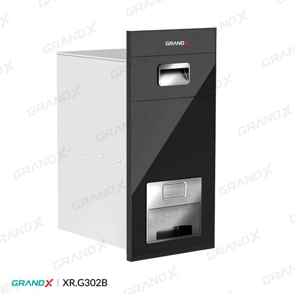Thùng gạo mặt kính nút nhấn Grandx Rice Box XR.G302B
