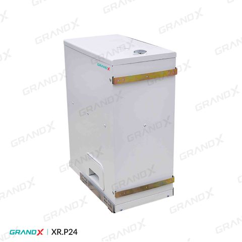 Thùng gạo nhựa lắp âm tủ cánh kéo Grandx Rice Box XR.P24