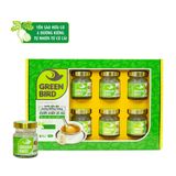 Green Bird - Nước Yến Sào Chưng Đường Kiêng Củ Cải - Hộp quà 6 hũ *72g