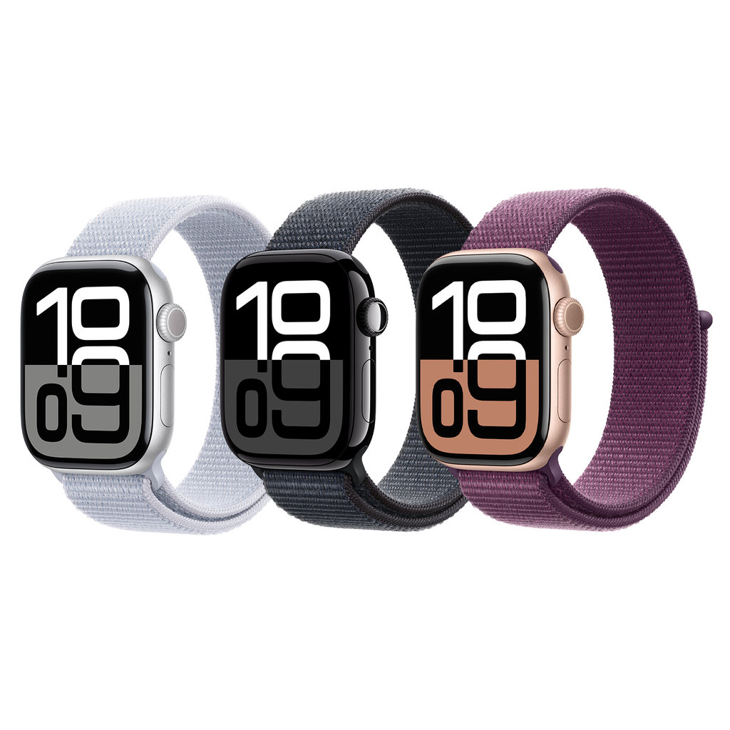 Apple Watch Series 10 GPS 46mm (Vỏ Nhôm - Dây Quấn Thể Thao)
