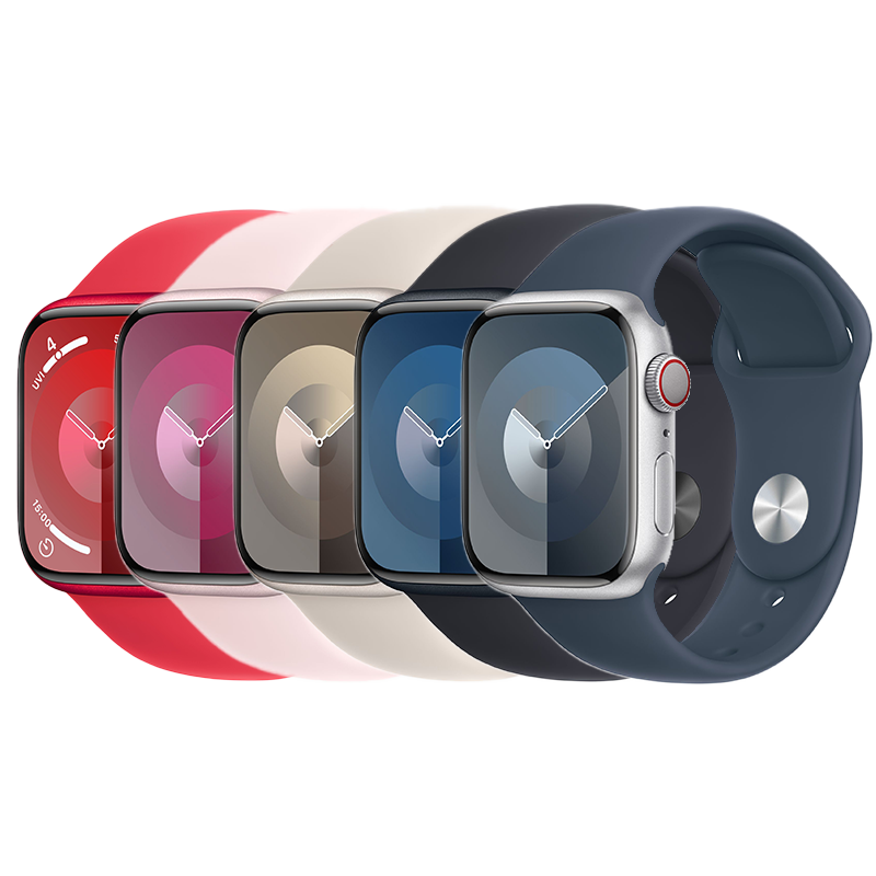 Apple Watch Series 9 GPS + Cellular 45mm M/L (Vỏ nhôm - Dây đeo thể thao)