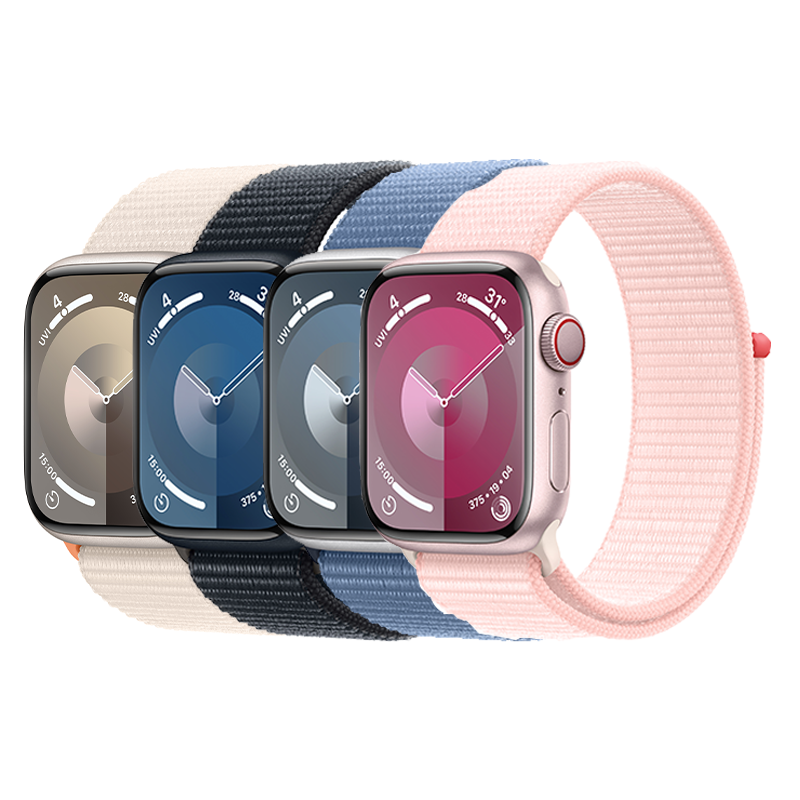 Apple Watch Series 9 GPS + Cellular 45mm (Vỏ nhôm - Dây quấn thể thao)