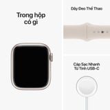 Apple Watch Series 8 GPS 41mm (Vỏ Nhôm màu Ánh sao với Dây Đeo Thể Thao)