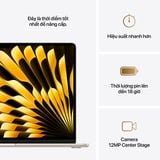 MacBook Air 15-inch M4 Chip 10-Core GPU (Ram 24GB - SSD 512GB)