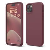 elago Premium Silicone Case iPhone 15/15 Plus (Burgundy)
