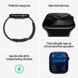 Apple Watch Series 10 GPS + Cellular 46mm S/M (Vỏ Titan - Dây Đeo Thể Thao)