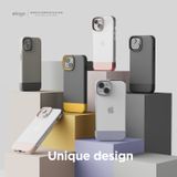 elago Glide Case iPhone 14 (Trong suốt/Tím)