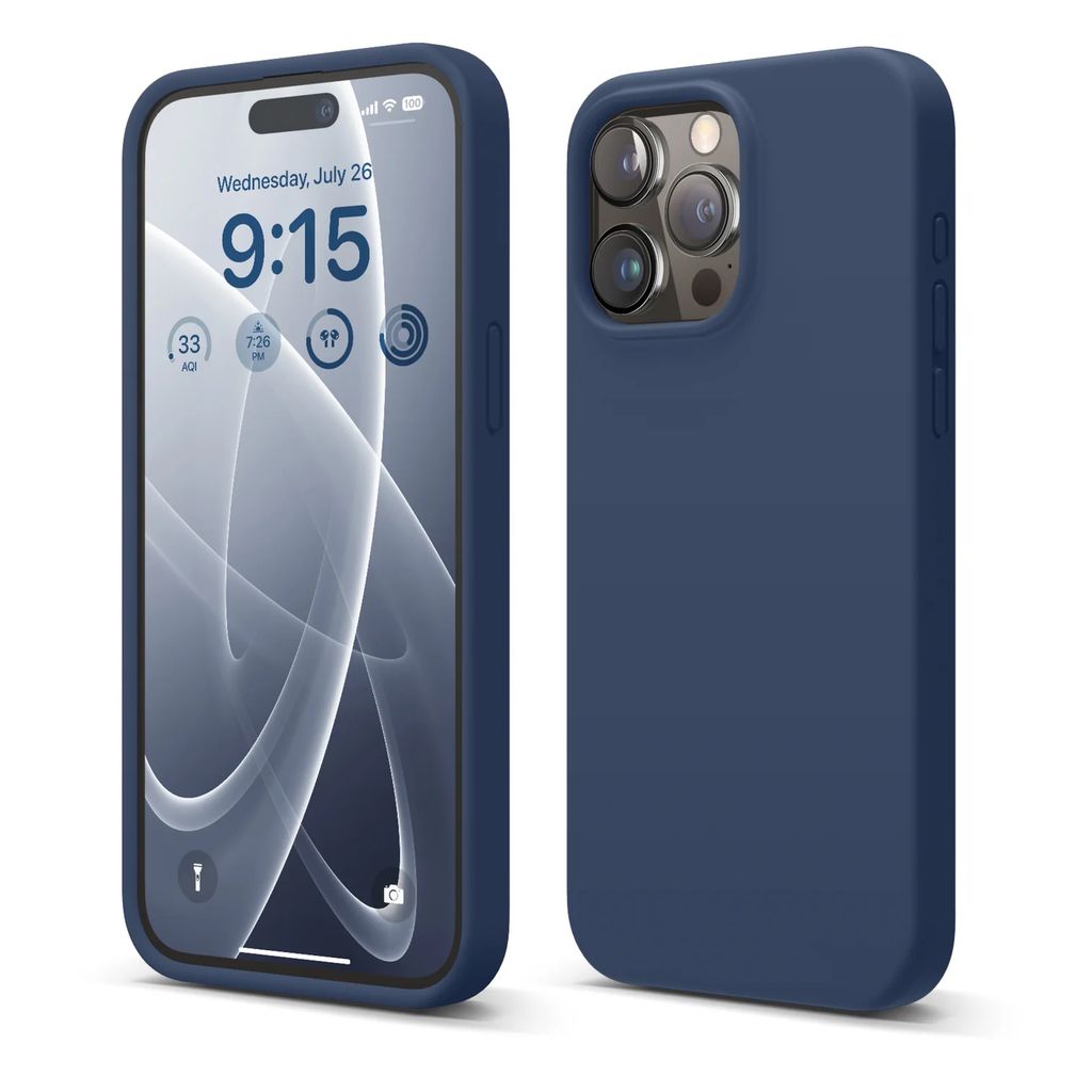 elago Premium Silicone Case iPhone 15 Pro Max (Jean Indigo)