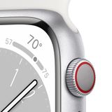 Apple Watch Series 8 GPS + Cellular 41mm (Vỏ Nhôm màu Bạc với Dây Đeo Thể Thao)