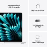 MacBook Air 15-inch M4 Chip 10-Core GPU (Ram 24GB - SSD 512GB)