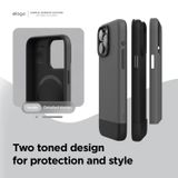 elago MagSafe Glide Case iPhone 15 Pro (Dark Grey/Black)