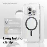 elago MagSafe Hybrid Clear Case iPhone 15 Pro Max (Black)