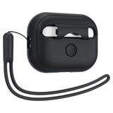 Spigen Silicone Fit + Strap Black Case AirPods Pro (Thế hệ 2)