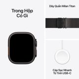 Apple Watch Ultra 2 Size M (Vỏ Titan - Dây Quấn Milan Titan)