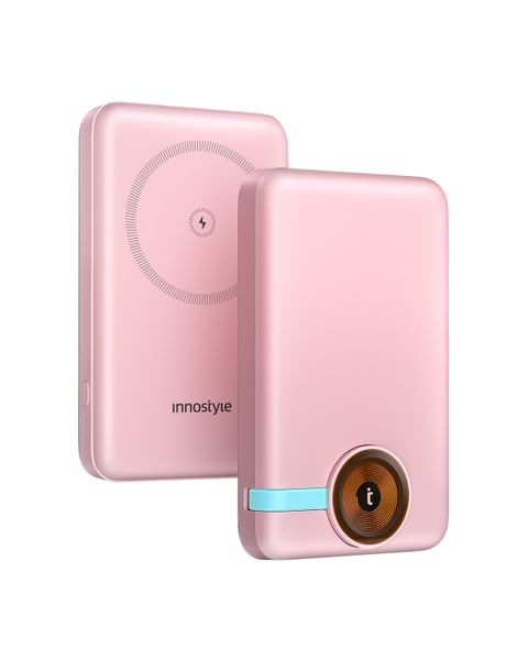 Innostyle Pin sạc dự phòng 10000mAh Powermag Duo 2in1 (Pink)