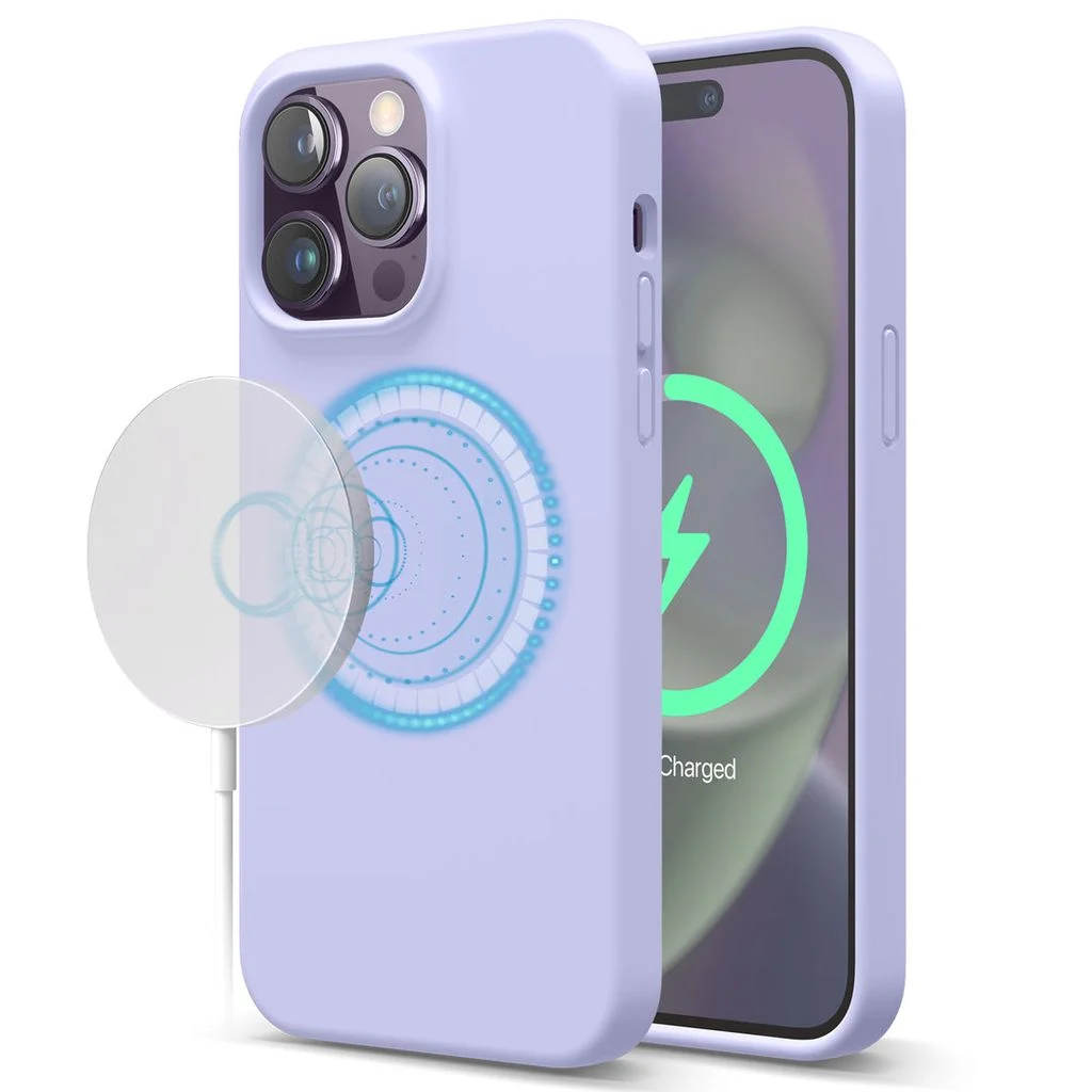 elago Magsafe Silicone Case iPhone 14 Pro Max (Purple)