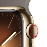 Apple Watch Series 9 GPS + Cellular 41mm M/L (Vỏ Thép không gỉ - Dây đeo thể thao)