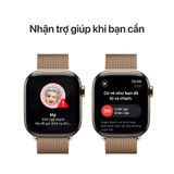 Apple Watch Series 10 GPS + Cellular 46mm M/L (Vỏ Titan - Dây Quấn Milan)