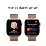 Apple Watch Series 10 GPS + Cellular 42mm (Vỏ Titan - Dây Quấn Milan)