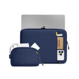 Tomtoc - Defender-A13 Laptop Sleeve Kit  MacBook 13-inch (Navy Blue)