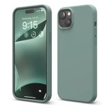 elago Premium Silicone Case iPhone 15/15 Plus (Midnight Green)