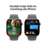 Apple Watch Series 10 GPS + Cellular 46mm S/M (Vỏ Titan - Dây Đeo Thể Thao)