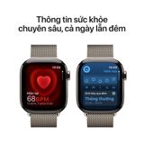 Apple Watch Series 10 GPS + Cellular 42mm (Vỏ Titan - Dây Quấn Milan)