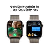 Apple Watch Series 10 GPS + Cellular 46mm M/L (Vỏ Titan - Dây Quấn Milan)