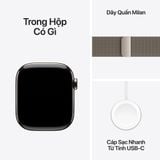 Apple Watch Series 10 GPS + Cellular 42mm (Vỏ Titan - Dây Quấn Milan)
