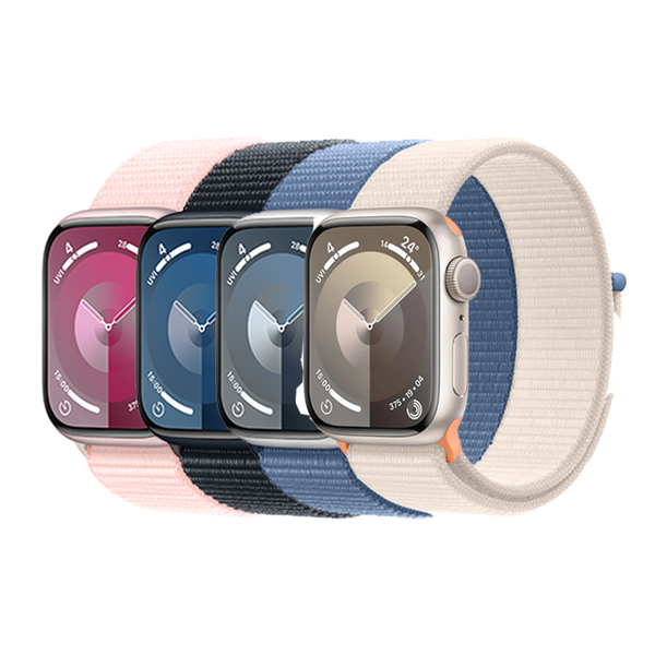 Apple Watch Series 9 GPS 41mm (Vỏ nhôm - Dây quấn thể thao)