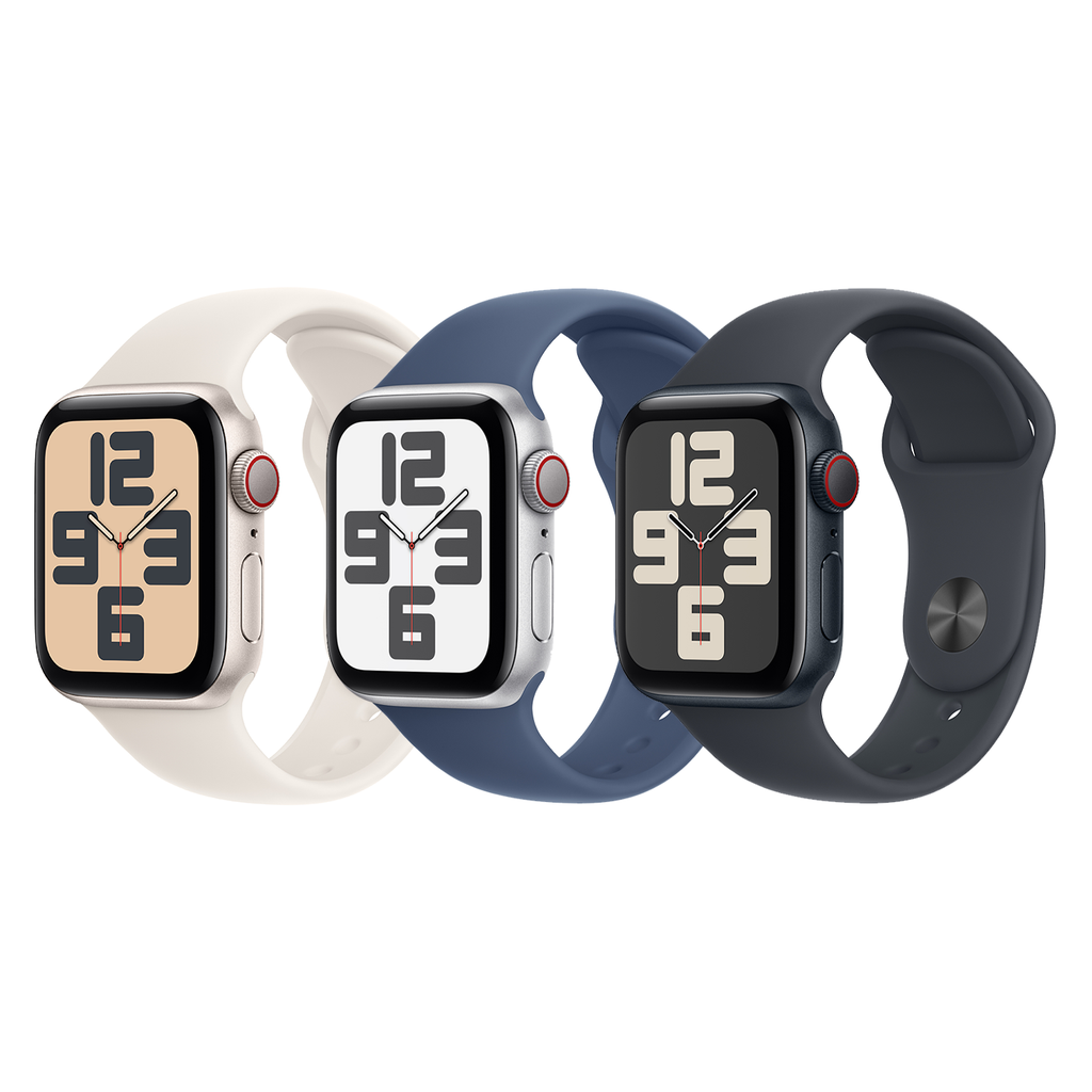 Apple Watch SE GPS + Cellular 44mm S/M (Vỏ Nhôm - Dây Đeo Thể Thao)