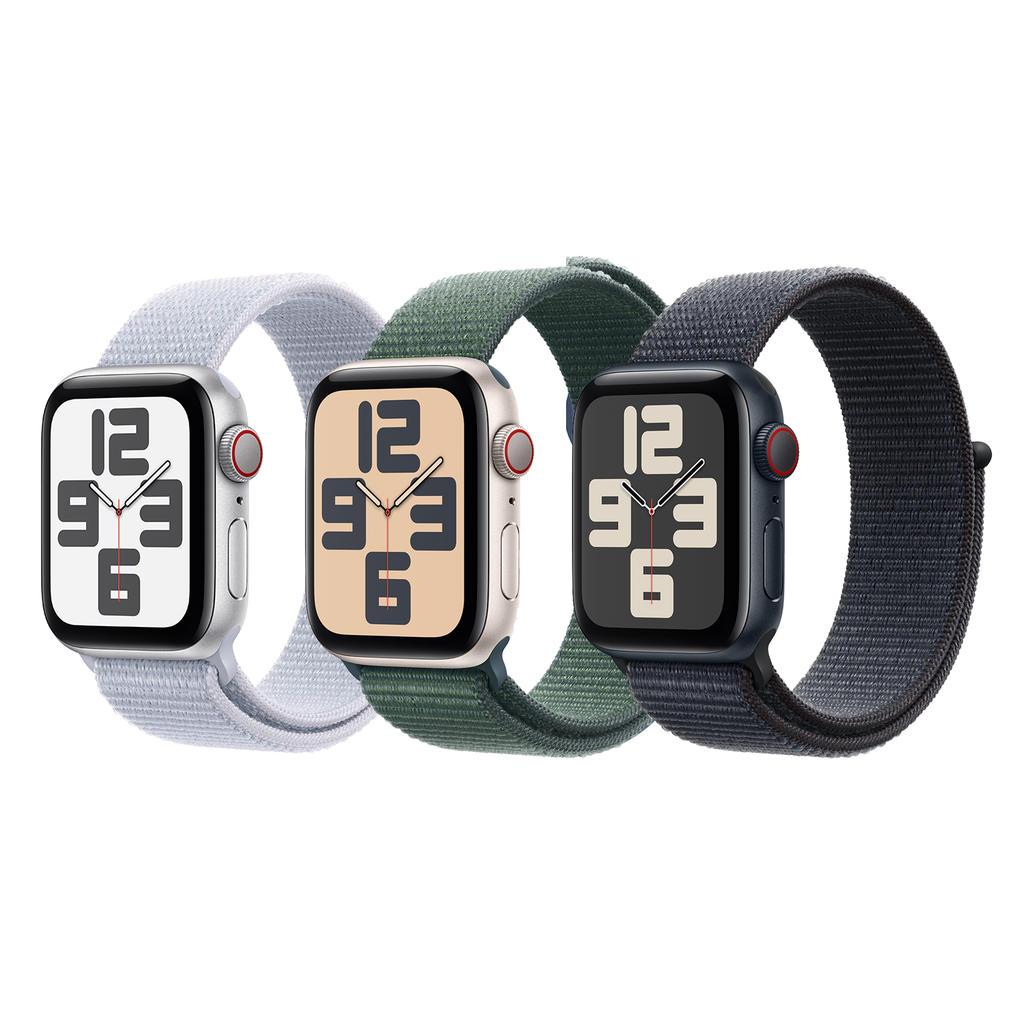Apple Watch SE GPS + Cellular 44mm (Vỏ Nhôm - Dây Quấn Thể Thao)