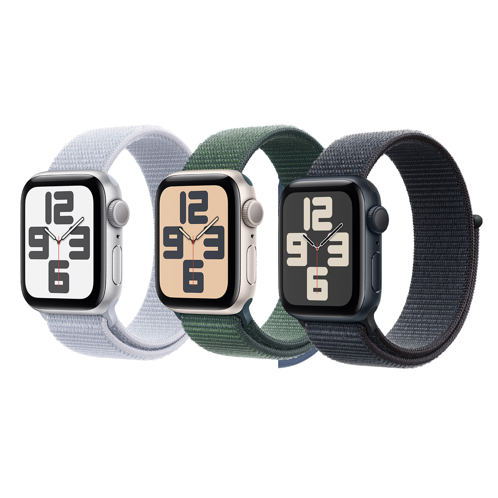 Apple Watch SE GPS 44mm (Vỏ Nhôm - Dây Quấn Thể Thao)