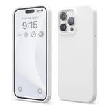 elago Premium Silicone Case iPhone 15 Pro Max (White)