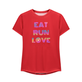 EAT-RUN-LOVE CLOUDTEK T-SHIRT WOMEN