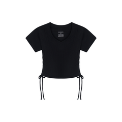 RUCHING CROPTOP W13052 WOMEN