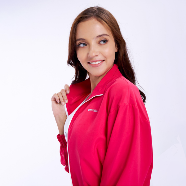 Áo Khoác Croptop Rút Dây Lai